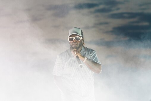 T-Pain performs after The Preakness Stakes at Pimlico Race Course on Saturday, May 17, 2025, in Baltimore.