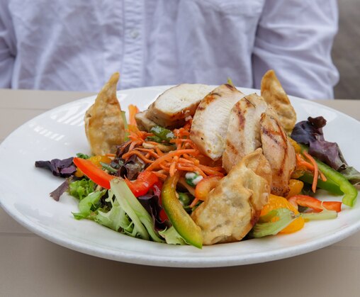 The Chicken Fun Salad at Tark's Grill.