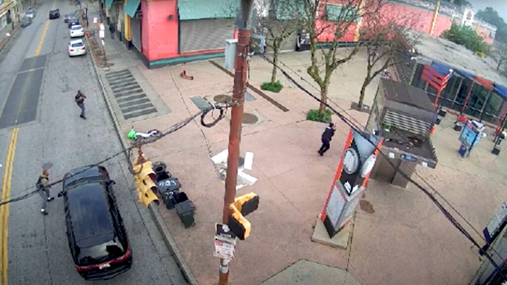 Baltimore City Police released surveillance video from city-run cameras as well as body camera footage on Monday, June 23, 2025, from the shooting of Bilal "BJ" Abdullah that occurred at 1700 Pennsylvania Avenue on June 17.