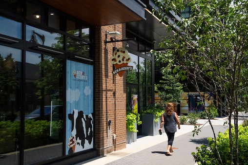 Scenes around the Baltimore Penninsula on June 30, 2025. Ben and Jerry's is a summer staple and has moved into the Penninsula.