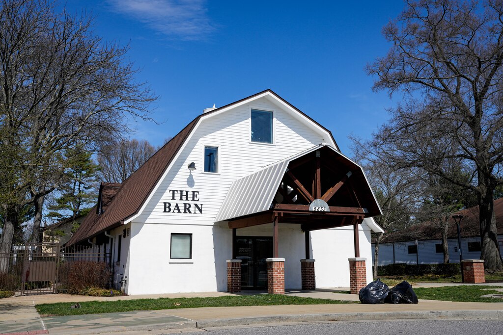 Exterior of The Barn in the Oakland Mills Village Center in Columbia, Md. on Tuesday, March 25, 2025.