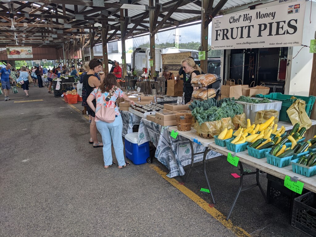 The Anne Arundel County Farmers Market on Riva Road is open Saturday and Sunday mornings during the summer.