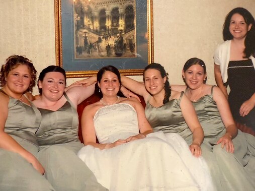 Leslie and Bryan Hughan's wedding in June 2007.