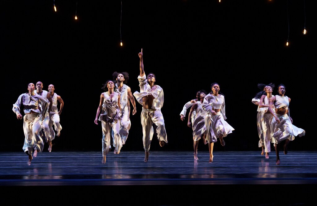 Alvin Ailey American Dance Theater in Matthew Rushing's 'Sacred Songs.'