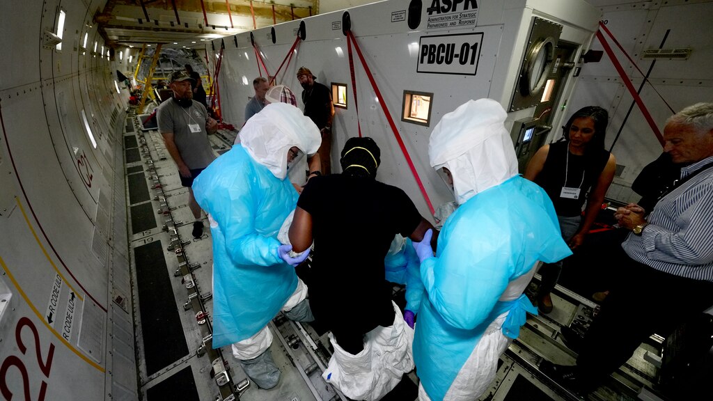 On June 25, 2025, the Portable Biocontainment Unit arrived at Dulles International Airport as part of a full-scale, high-consequence infectious disease patient movement exercise known as Tranquil Passport.
