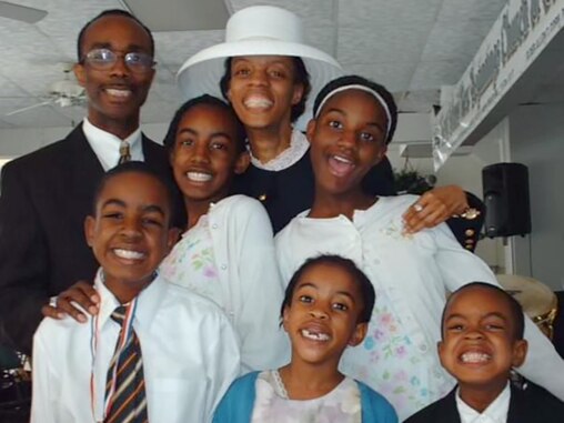 Terry Shackleford Sr., Sampson Shackleford, Faith Shackleford, Jeannette Shackleford, Charity Shackleford, Patience Shackleford, and Isaiah Shackleford in 2006.