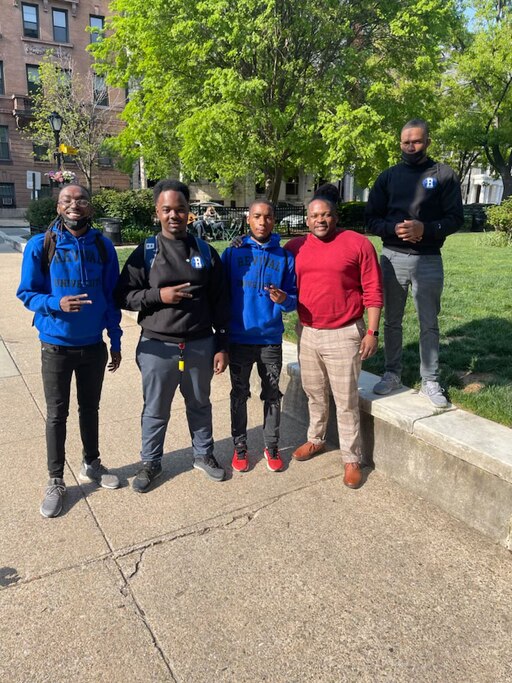 Left to right: Tavon Chavious, Richard Brown, Kevin Watterson, Donte Johnson, Davion Hodges.