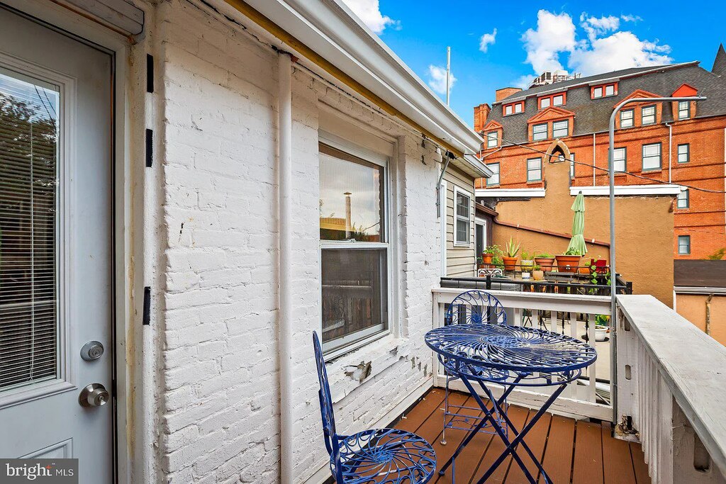 Rowhouse with modern updates and historic charm in Mount Vernon