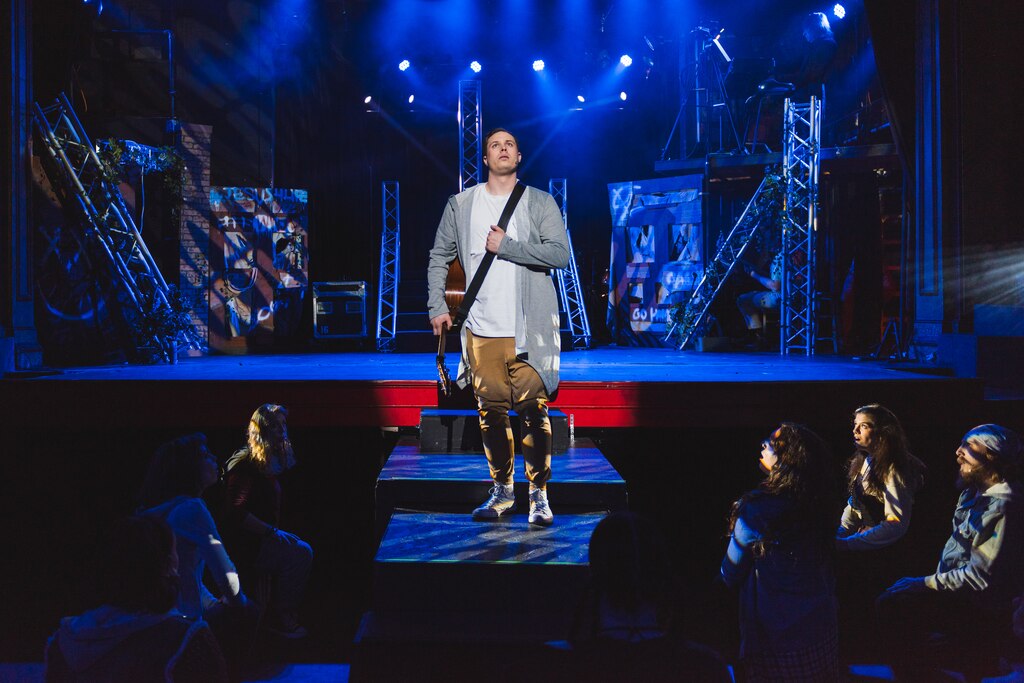 A performance of "Jesus Christ Superstar" at The State Theater of Havre de Grace in 2025.