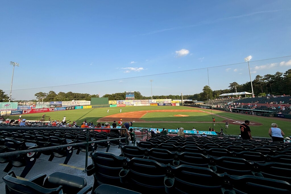The Delmarva Shorebirds play a quiet game on their second day back at Perdue Stadium after the death of their friend and colleague, Luis Guevara.