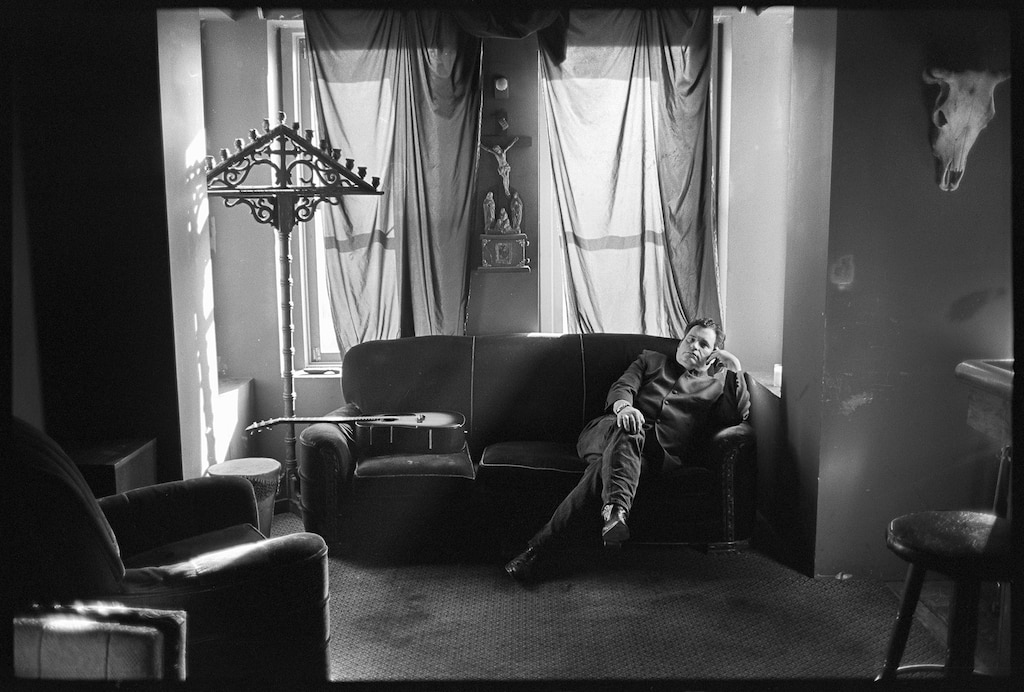 Bob Perilla in the loft at Madam's Organ in Washington, D.C., in 2000.