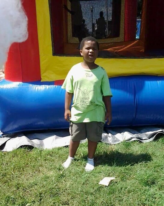 A young Isaiah Magruder attended the St. Vincent camp when he was a child.