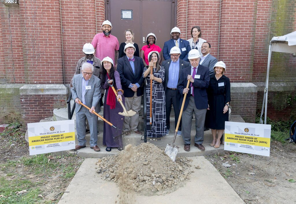 Project PLASE's groundbreaking ceremony on May 1, 2025. Project PLASE is building 90 units of permanent and temporary housing, a project supported through ARPA funds. Construction is expected to end at the end of summer 2026