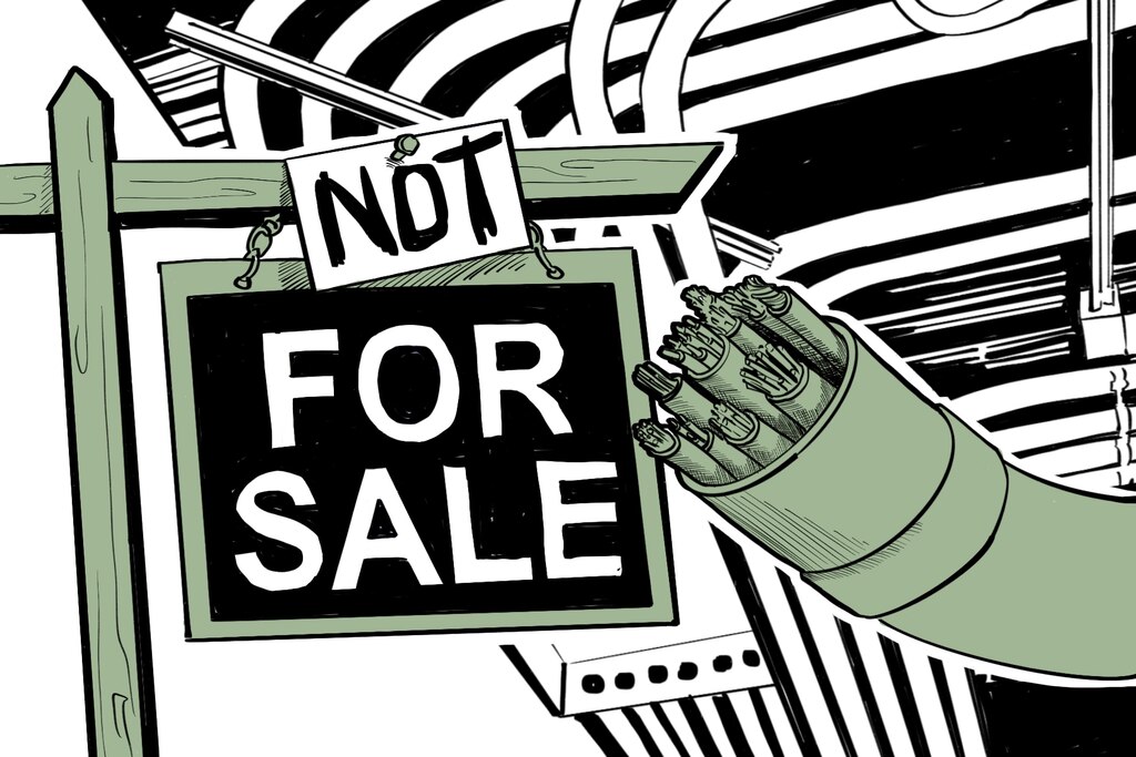 A yes vote on Question E would prohibit the sale, transfer or franchising of Baltimore’s conduit system, a 700-mile underground network of ducts that houses wires for telephone, electric, fiber-optic and street and traffic light services.
