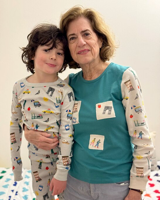 Sally Gold with her grandson, Oliver.