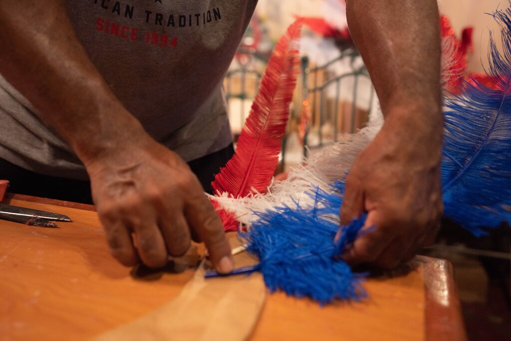 Costumes and production for the annual Baltimore Caribbean Carnival