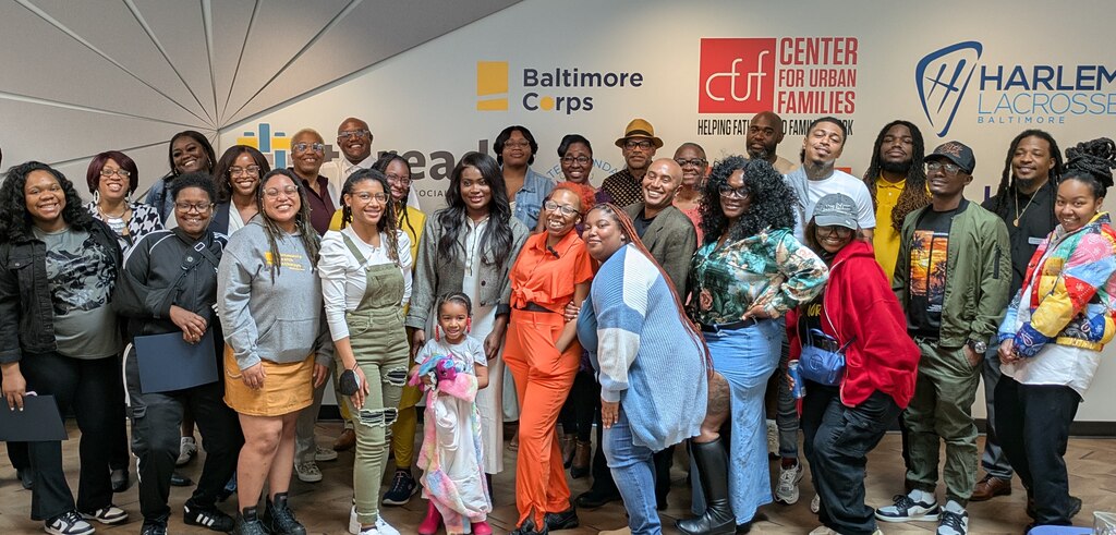 Baltimore Corps' most recent cohort's graduation in April 2025, which included 39 graduating service members—all Baltimore City residents.