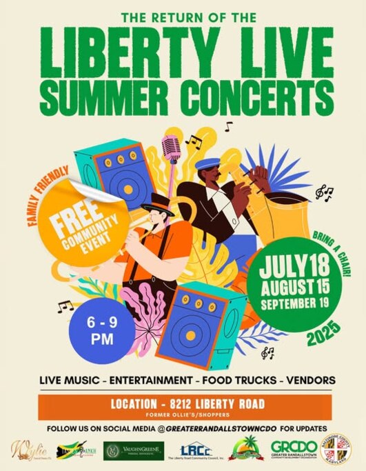 The Liberty Live Concert Series returns to Randallstown this summer.