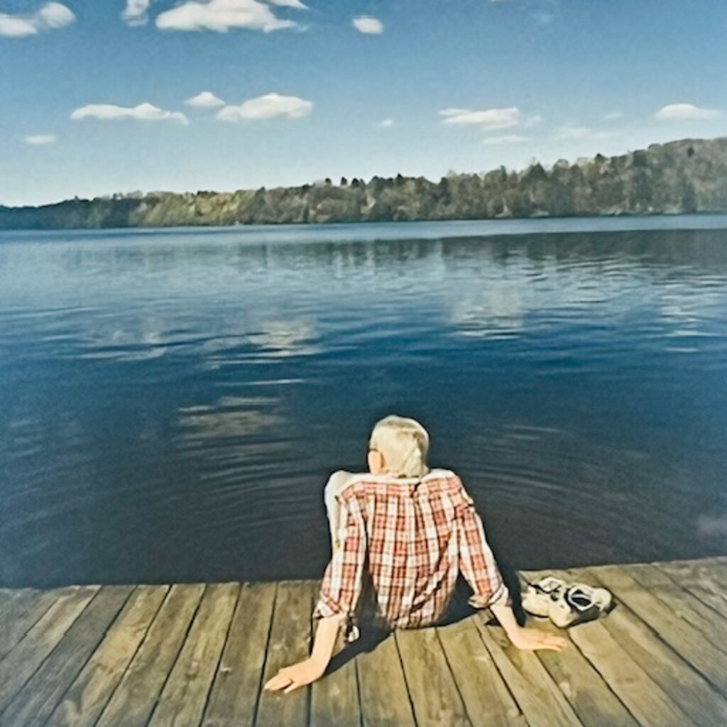 Richard Deasy at a lake in Eagles Mere, Pa.