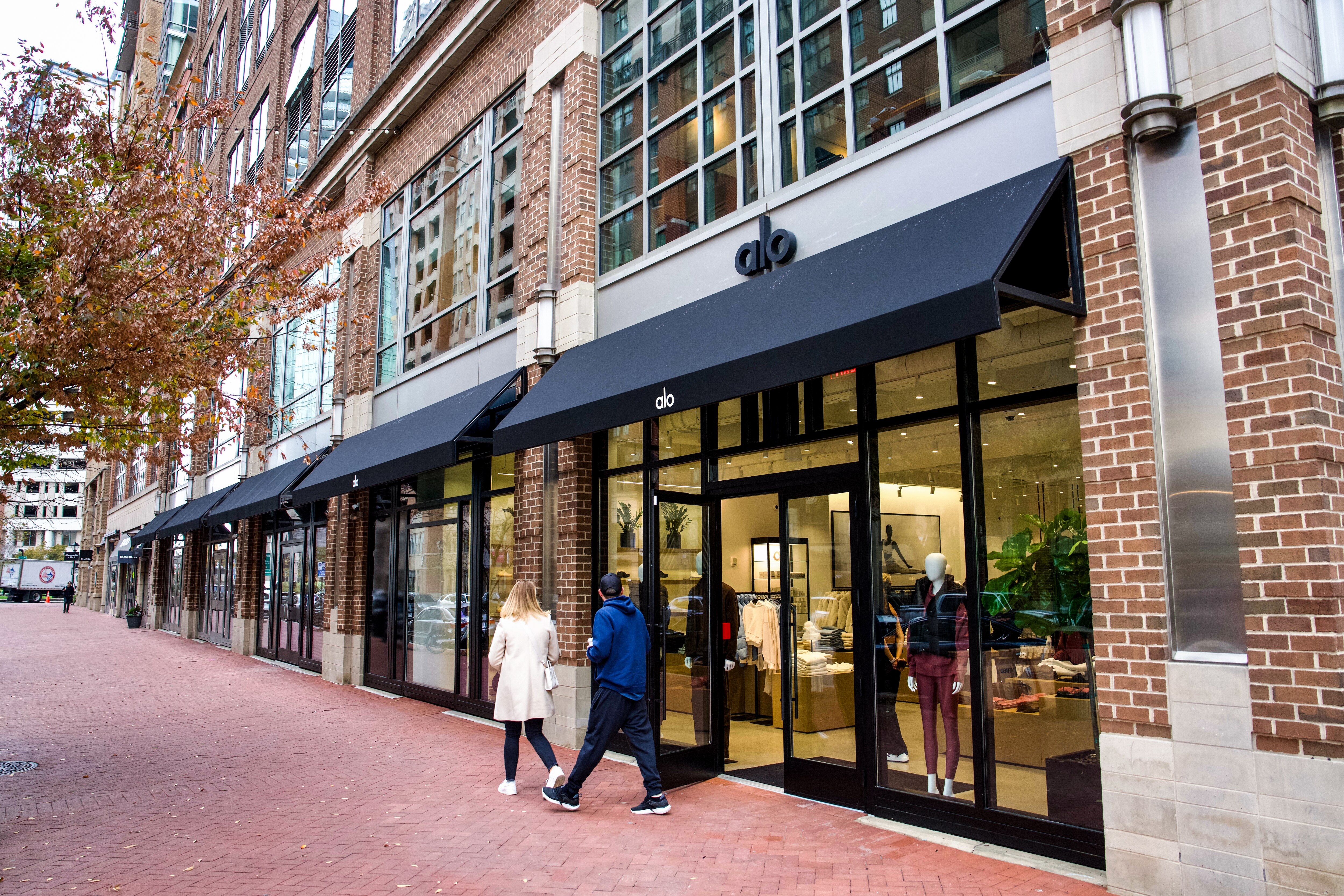 This new Alo store is the latest high-end addition to Harbor East. Though they have a  location in Washington, D.C., this is their only Maryland store.