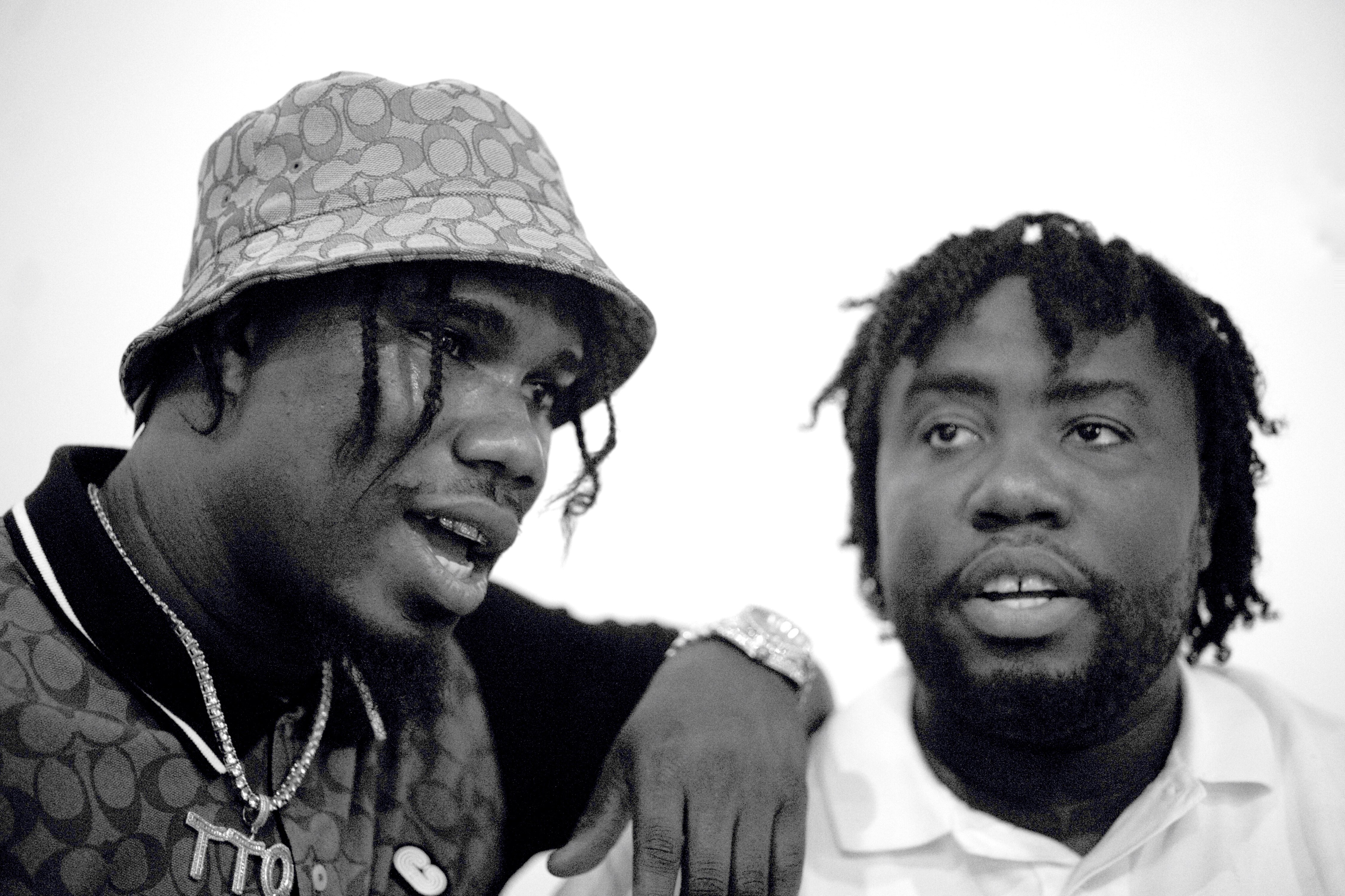 Reggie Street & Tae Wilson speaking on new project.August 13th, 2022.