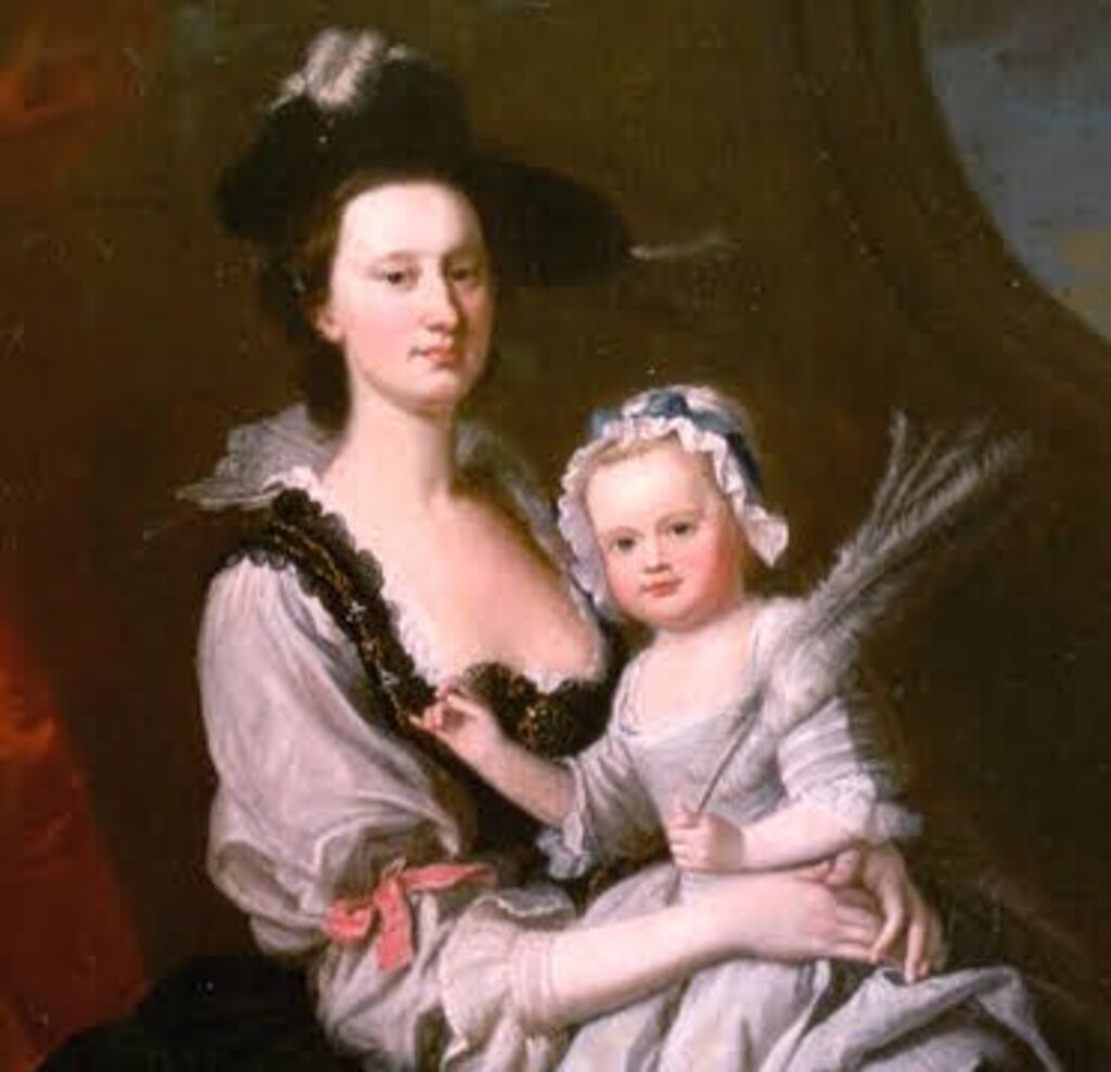 One of the Annes of Annapolis, Anne Tasker Ogle was 17 when she married Gov. Samuel Ogle, who was 47. Her portrait was painted by Thomas Hudson.