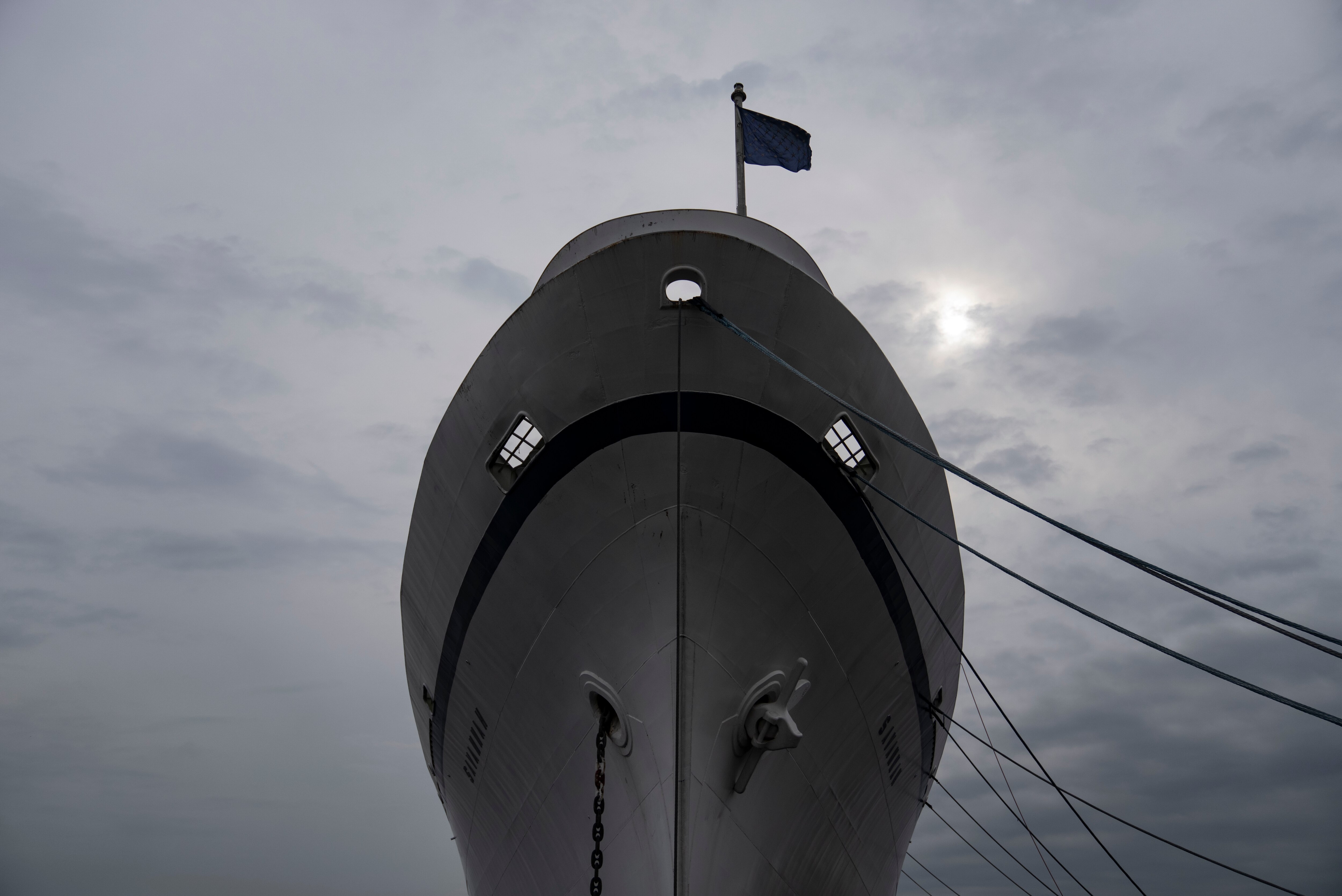 The NS Savannah at the Port of Baltimore.