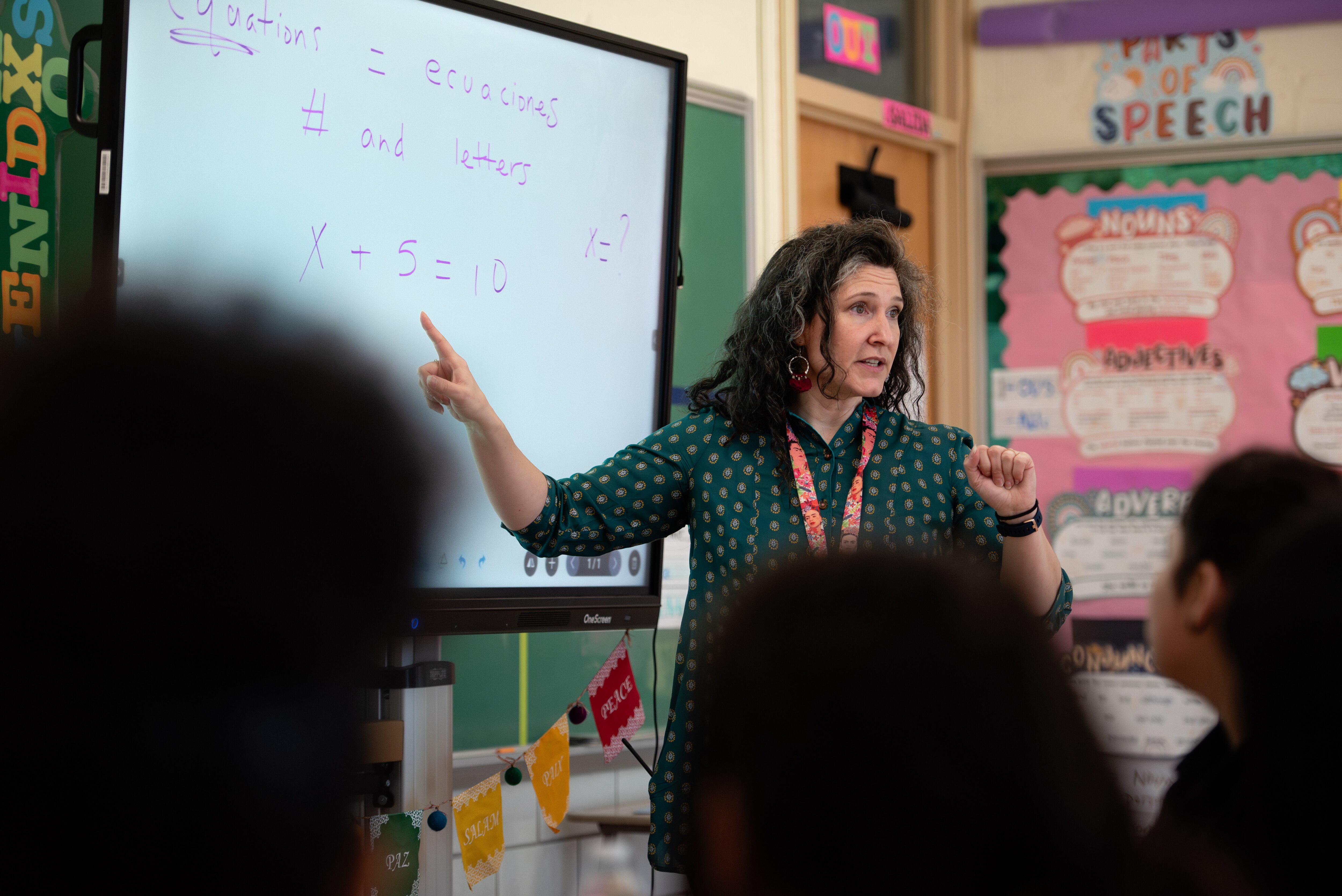 Stephanie Gerhold, who teaches multilingual learners at Woodlawn Middle School, was chosen as Baltimore County’s Teacher of the Year out of 171 nominees.