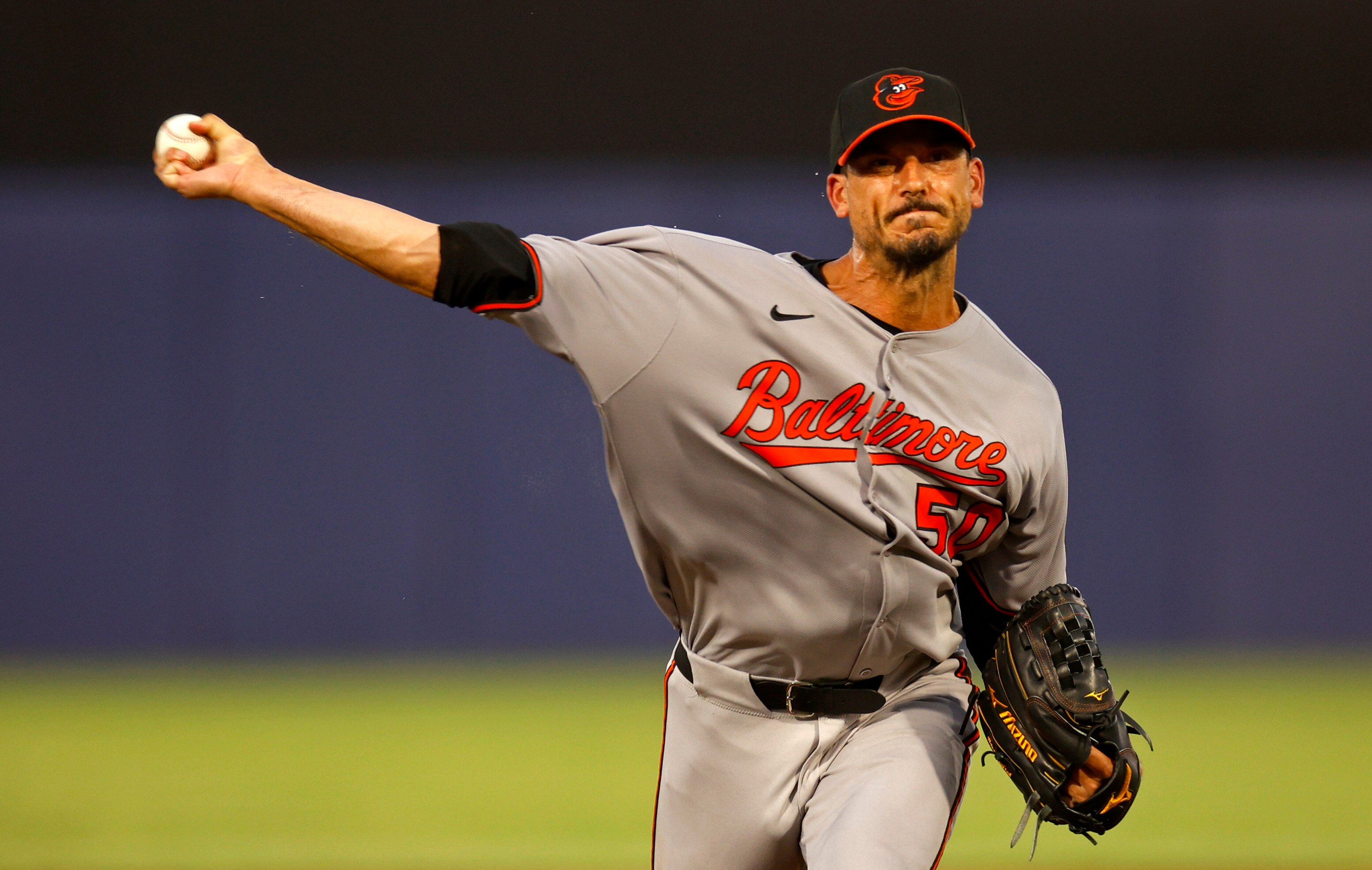 Orioles starter Charlie Morton allowed seven runs on eight hits with three walks in 5 1/3 innings.