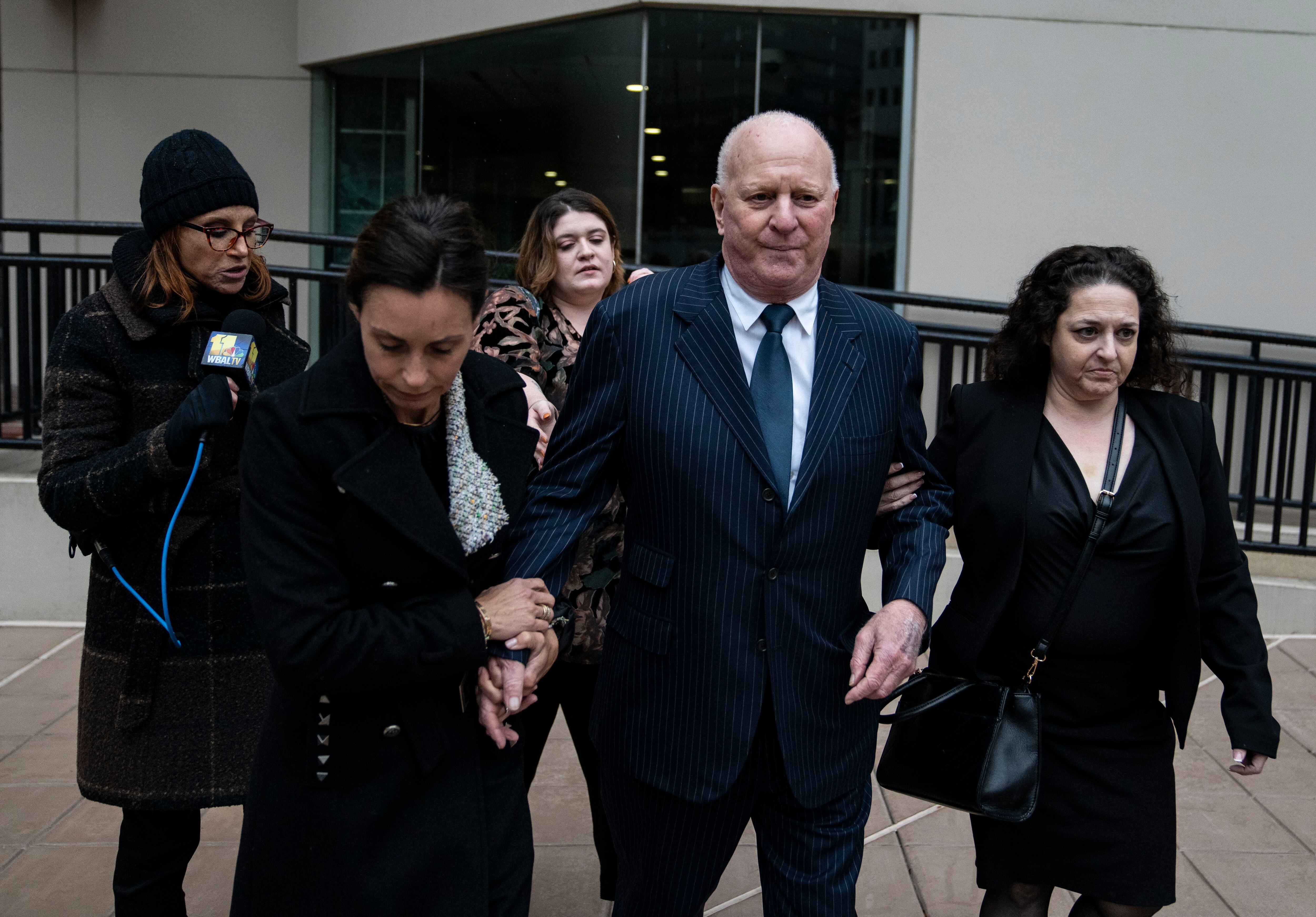 Attorney Stephen L. Snyder leaves Edward A. Garmatz United States District Courthouse after being convicted on Friday.