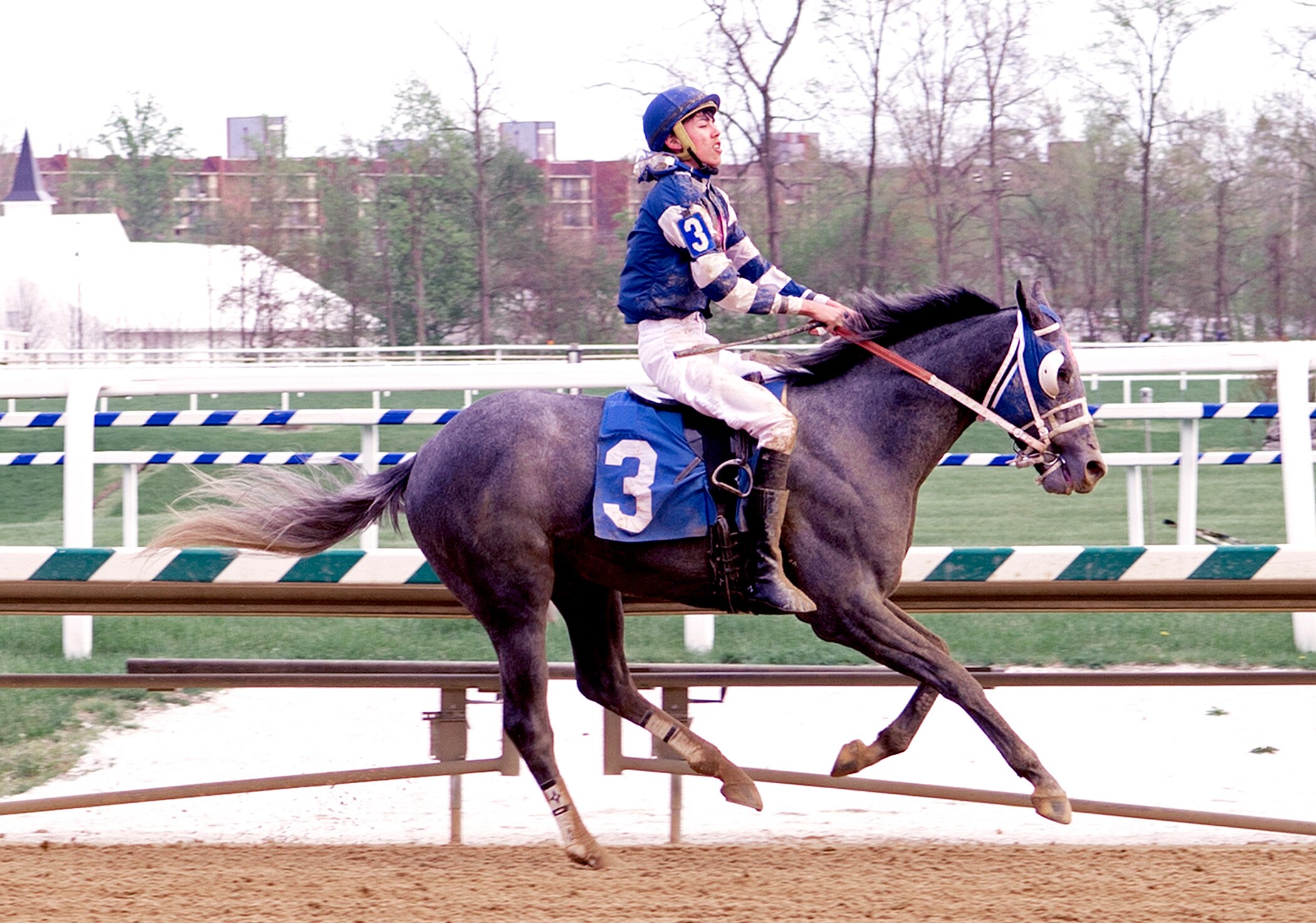 Bryson Butterfly, 16, picked up his first winner at Laurel Park when Alpha Queue cruised to a front-running 7 ¼-length triumph in Friday’s opener.