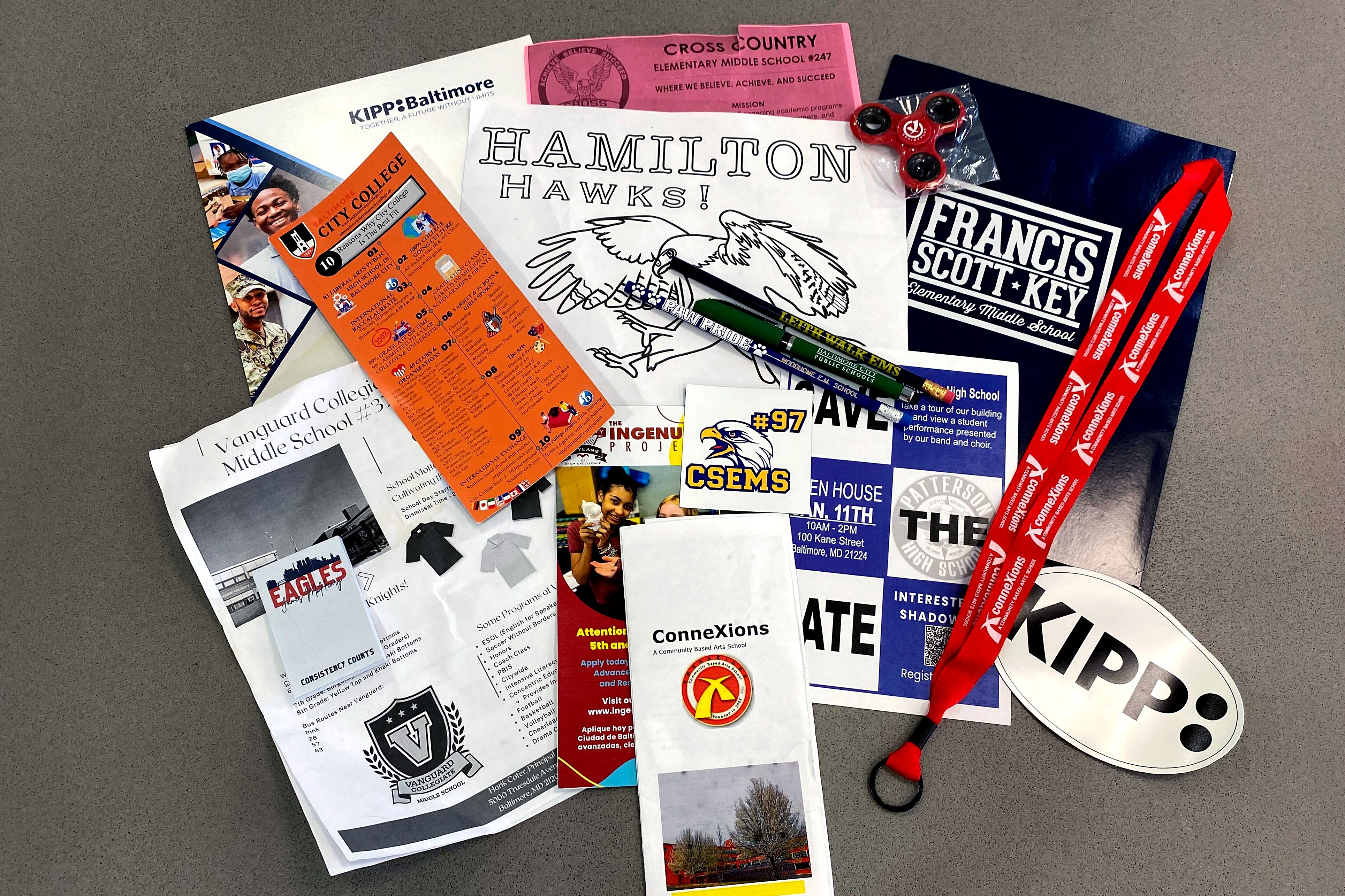 Baltimore City's School Choice Fair provided plenty of brochures, tchotchkes and anxiety.