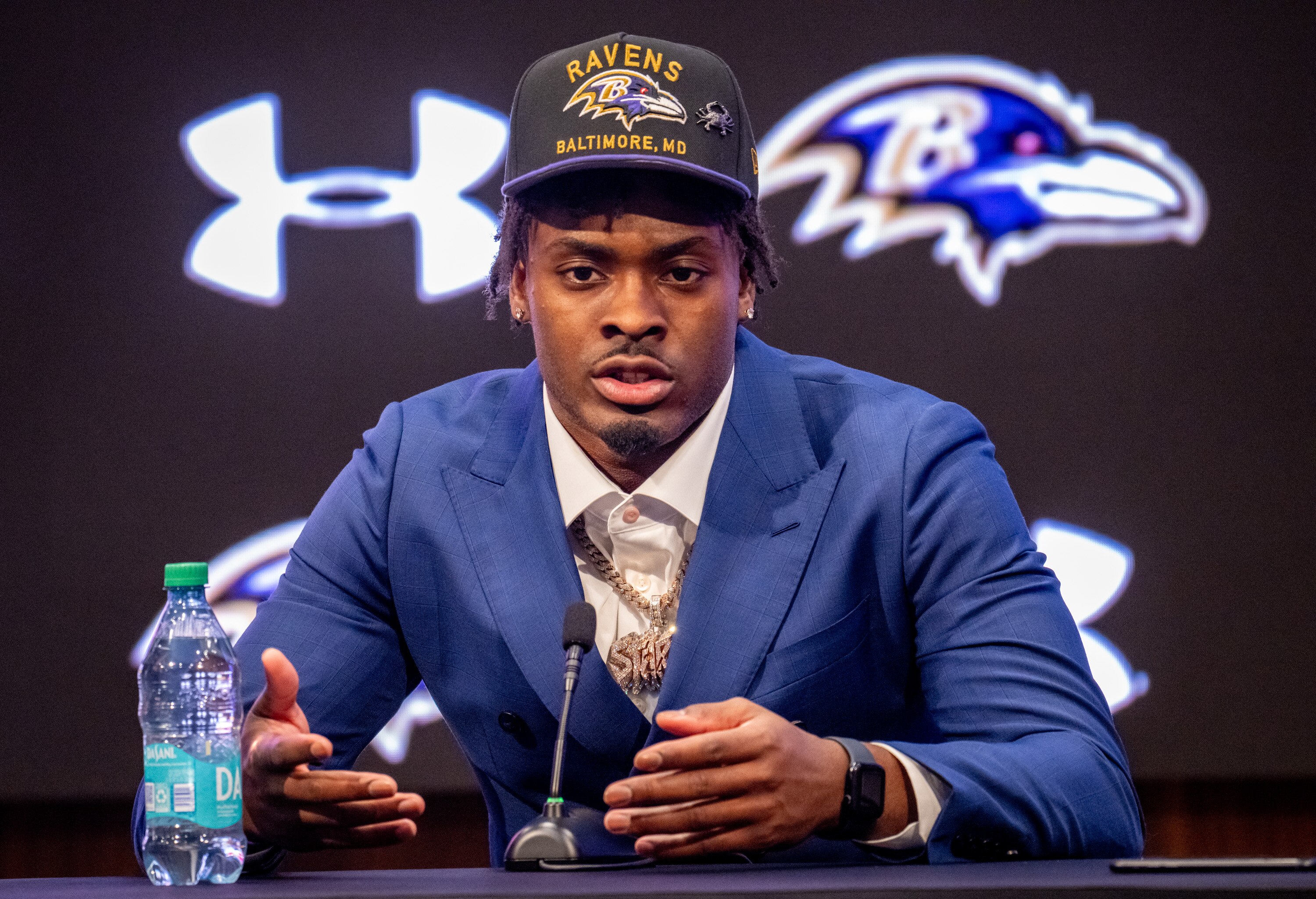 Safety Malaki Starks won’t turn 22 until November, and the Ravens can afford to be patient with his development.