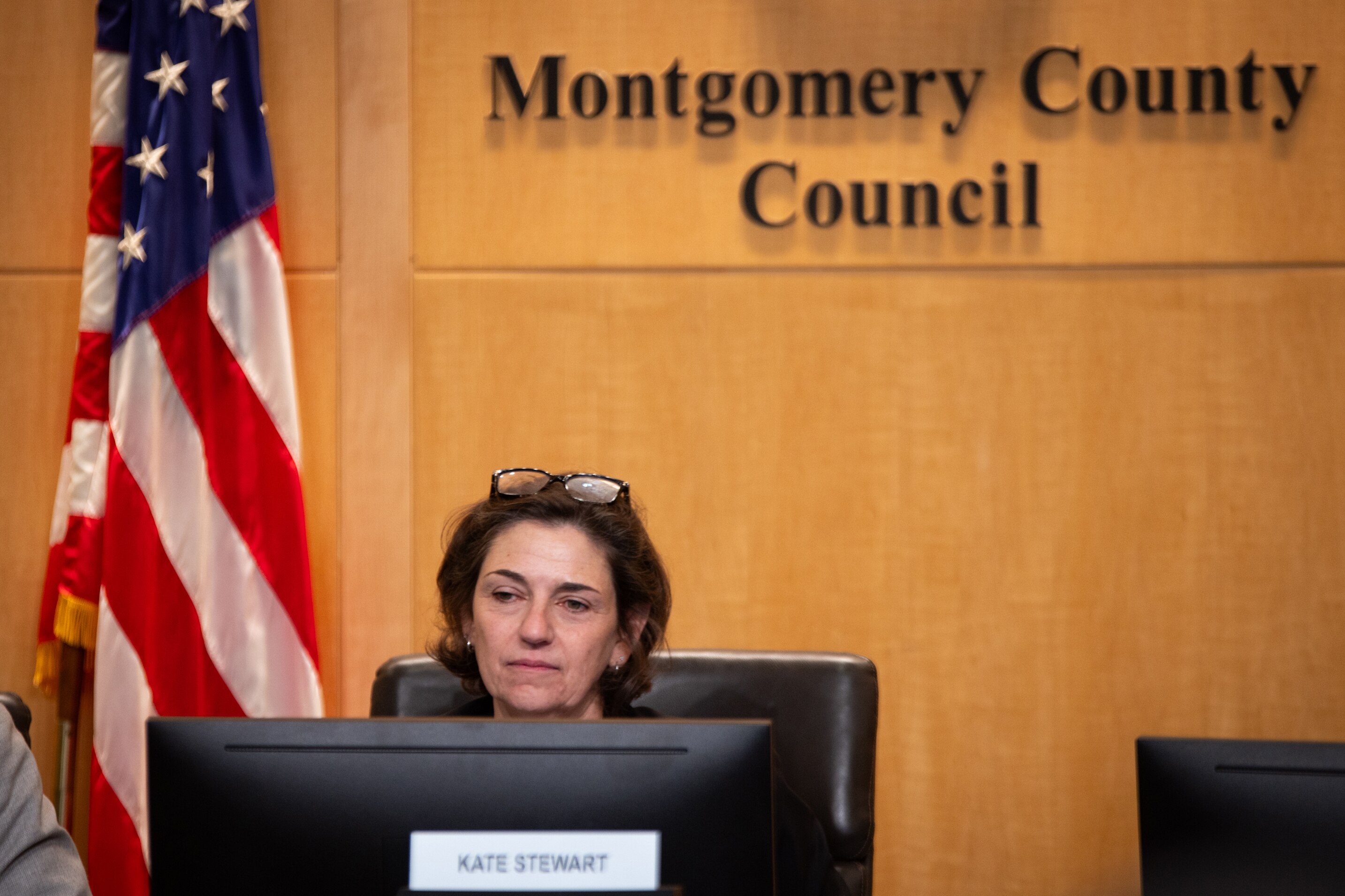 Montgomery County Council member Kate Stewart said a declining revenue forecast will lead to “some difficult conversations” about funding.
