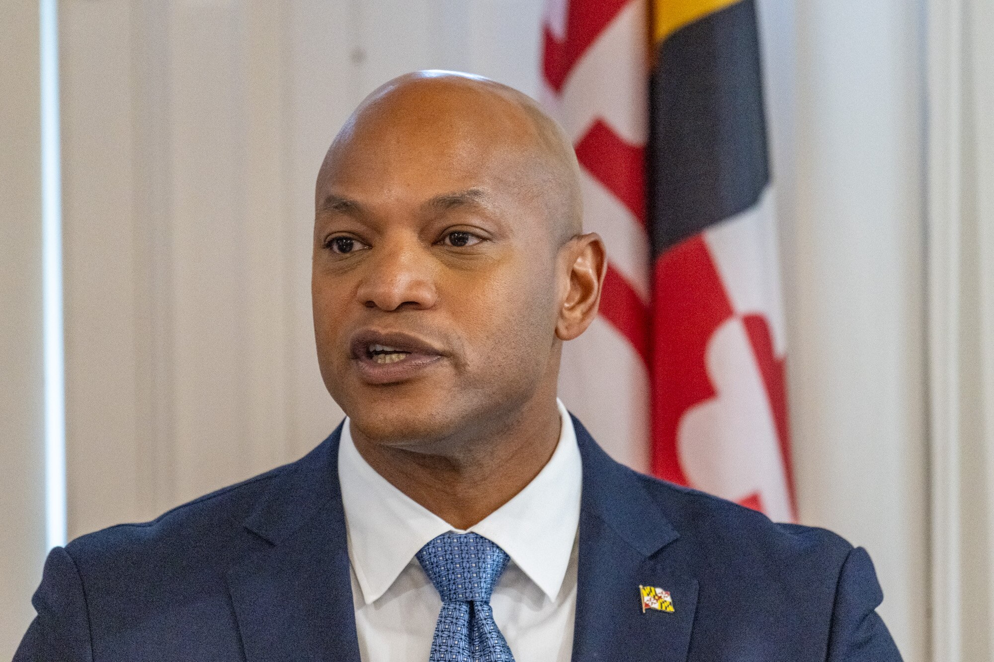 Gov. Wes Moore on Wednesday spoke about the arrest of Luigi Mangione, 26, a member of a well-known Baltimore-area family, in the killing of UnitedHealthcare CEO Brian Thompson.
