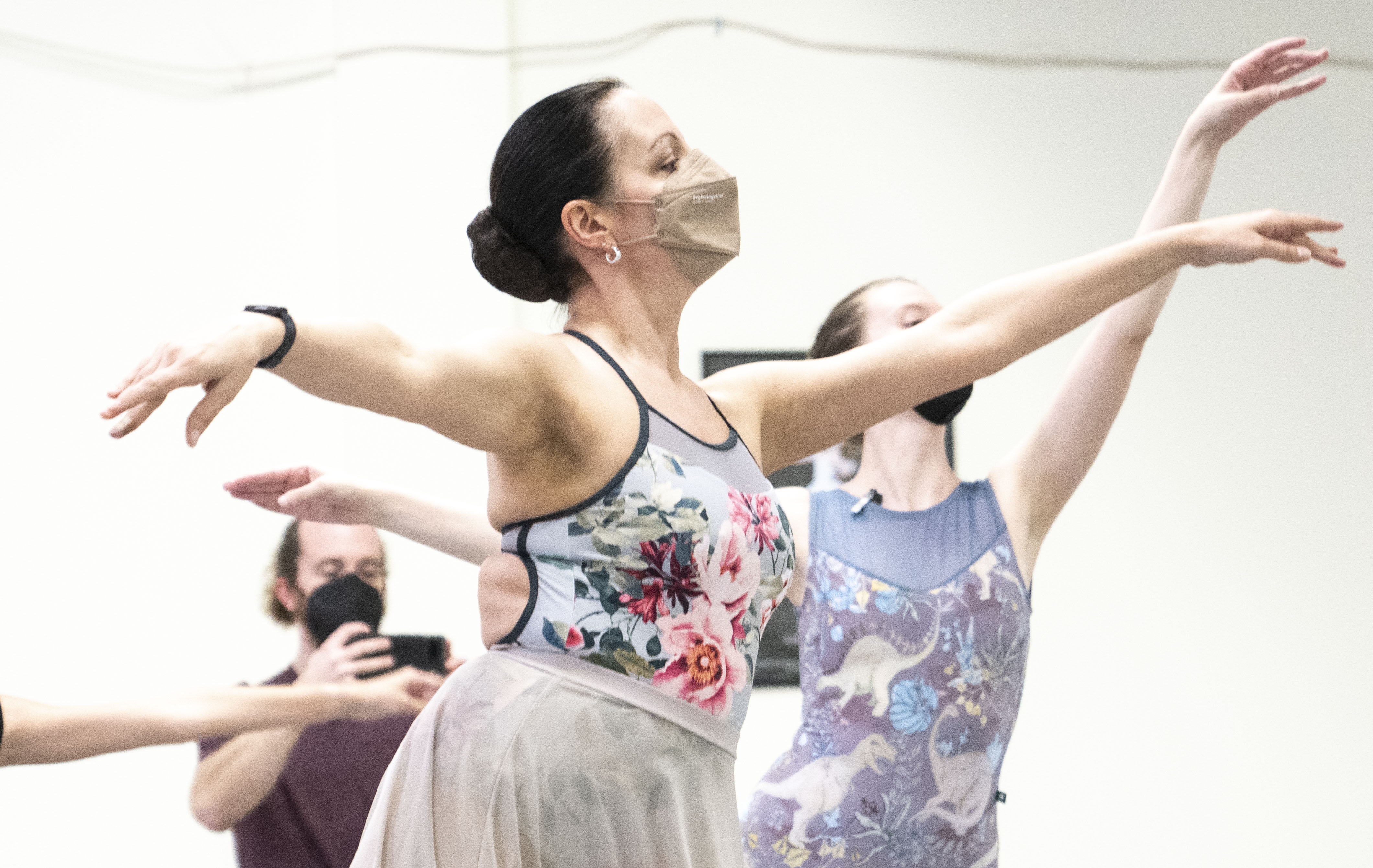 Angela Stein, practices her routine during rehearsal for  "A Christmas Carol." at Charm City Ballet in Cockeysville, Sunday, December 11, 2022.