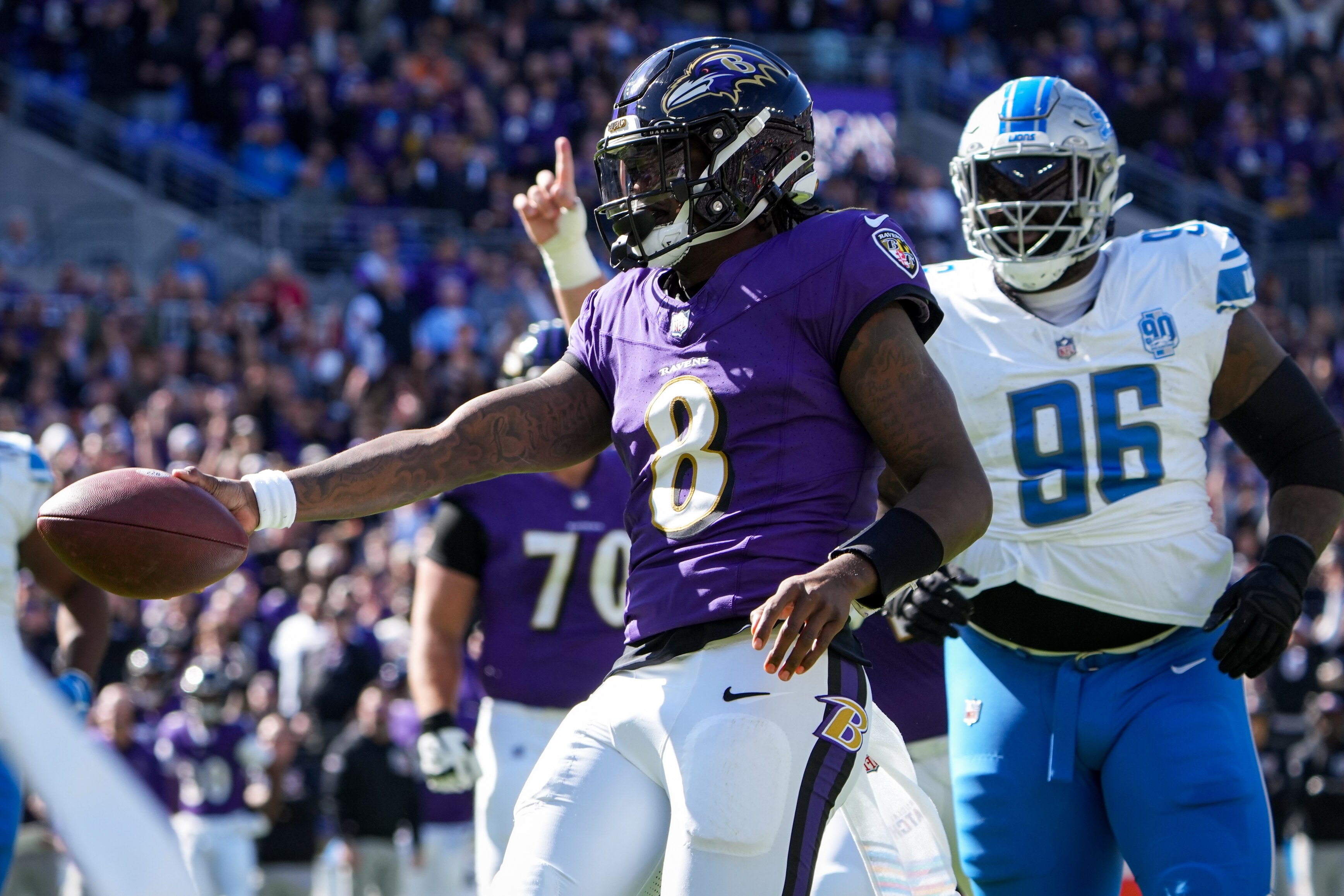 A “Sunday Night Football” visit from the Detroit Lions, whom Lamar Jackson and the Ravens trounced in 2023, would be a blockbuster beginning to the season.