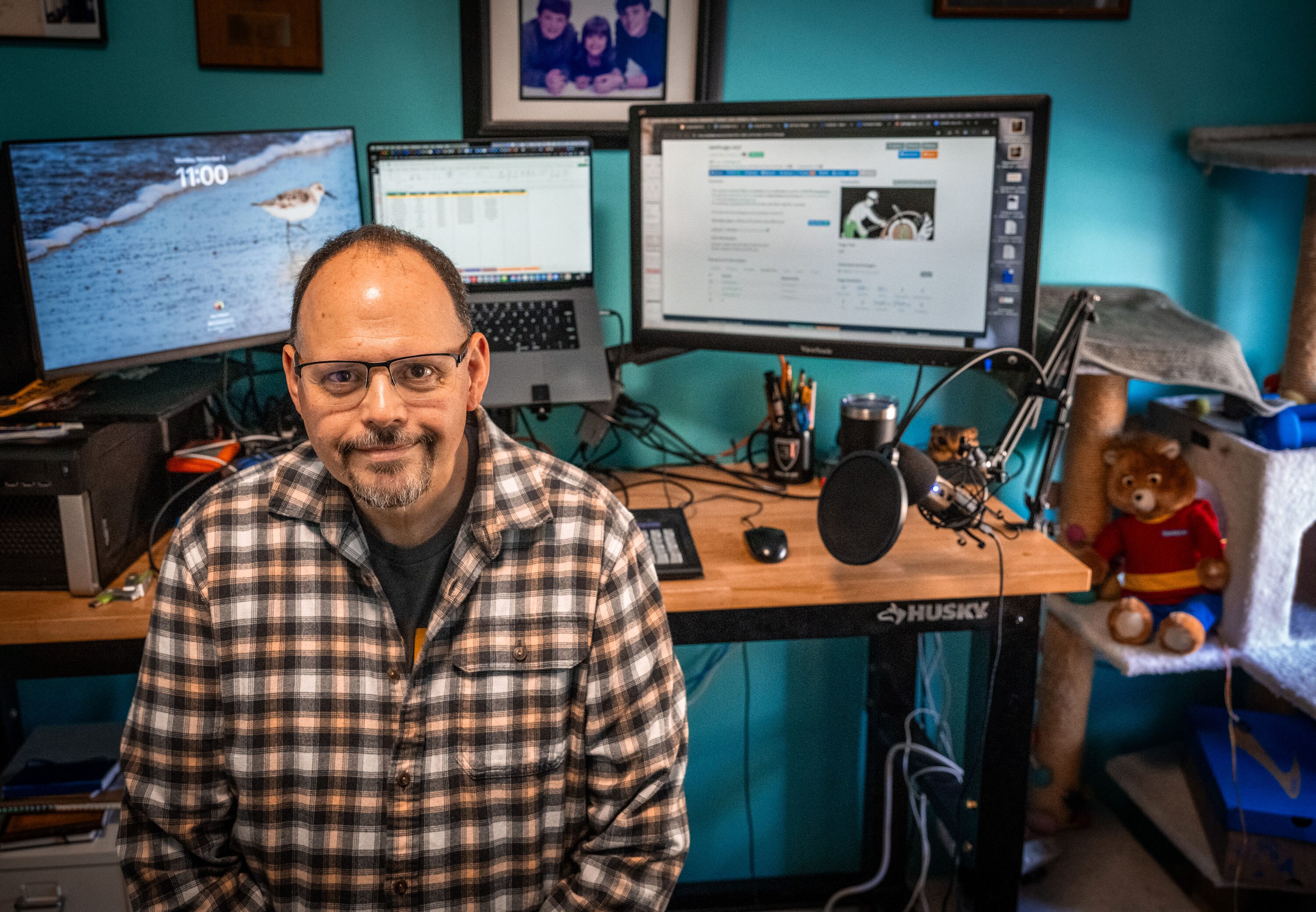 Sean Gallagher works from his Hampden home as a cybercrime investigator.