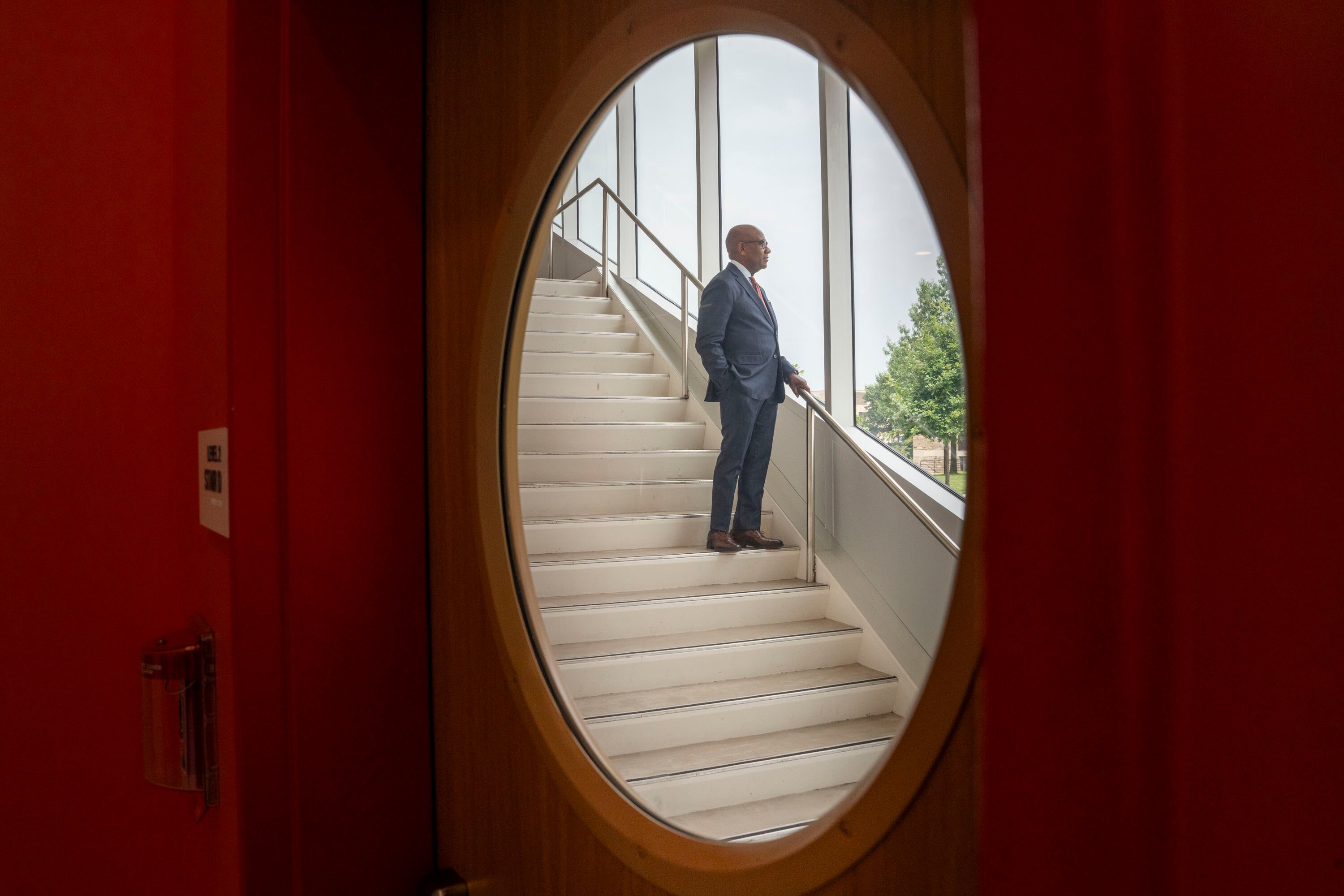 Morgan State President David Wilson at Morgan State University on August 5, 2025.