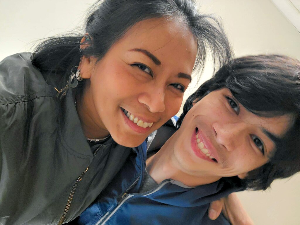 Amornrat Hedden and her son, Ayden