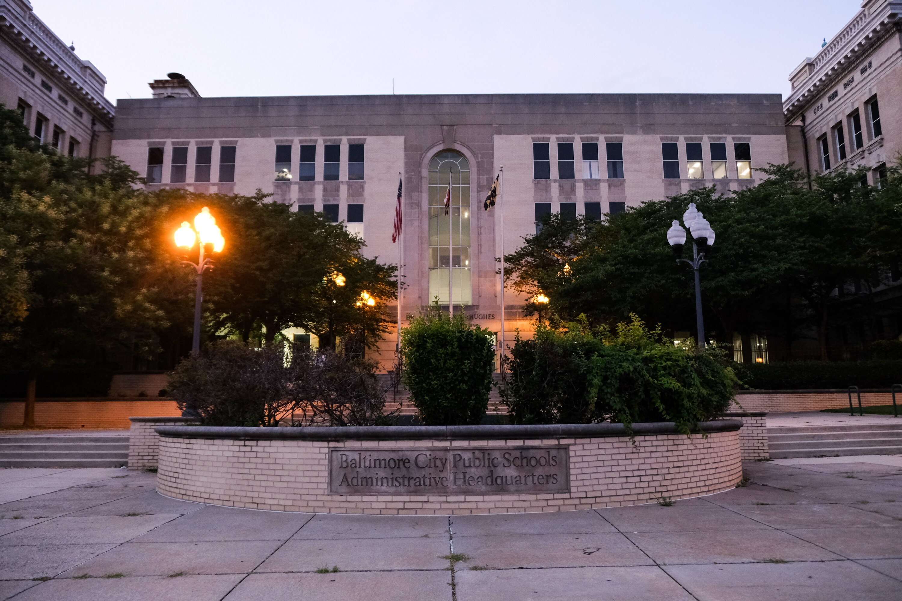 The Baltimore City Public Schools Administrative Headquarters on Tuesday, July 22, 2025.