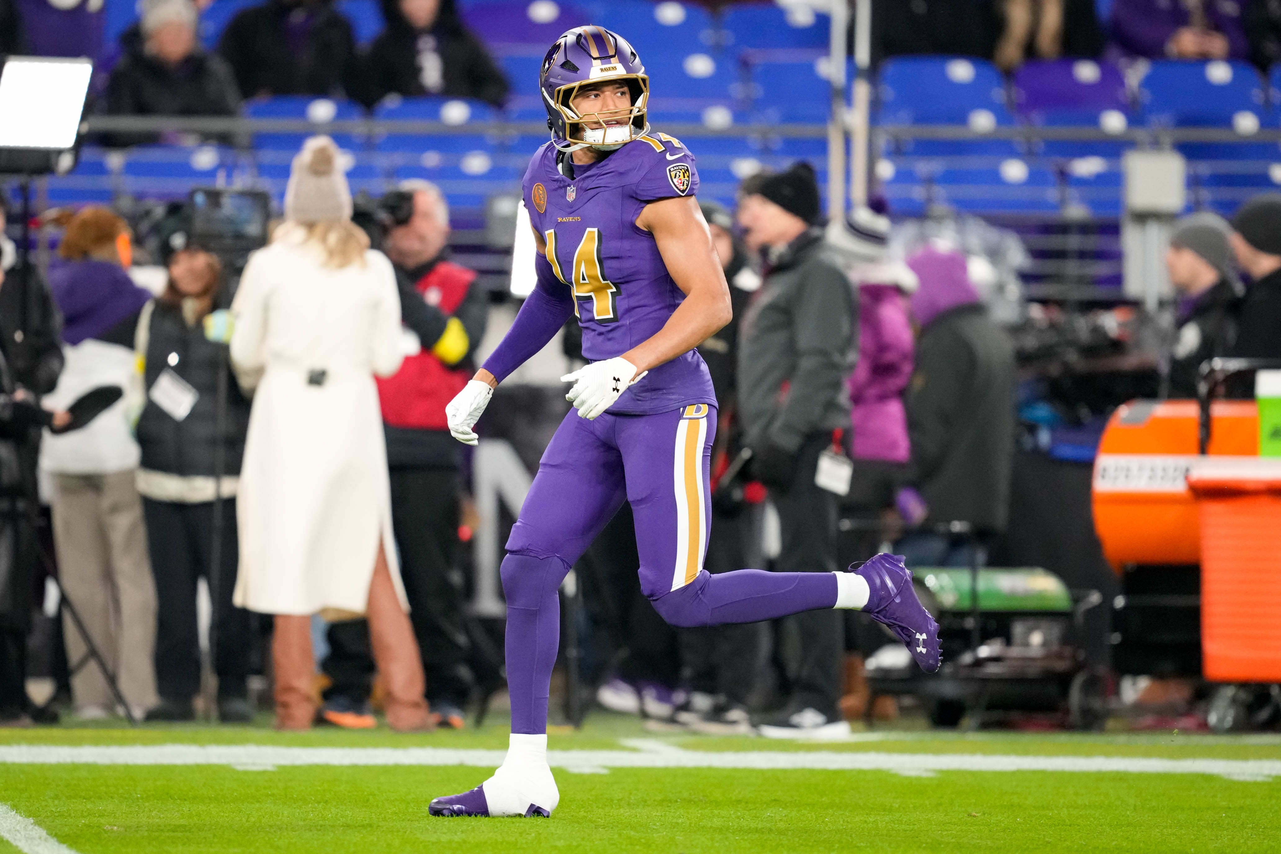 Ravens safety Kyle Hamilton receives good grades from Pro Football Focus, but he doesn’t put stock in them. “I think more analytical stuff is probably a good thing, but probably pluses and minuses on plays is probably not as reliable,” he said.