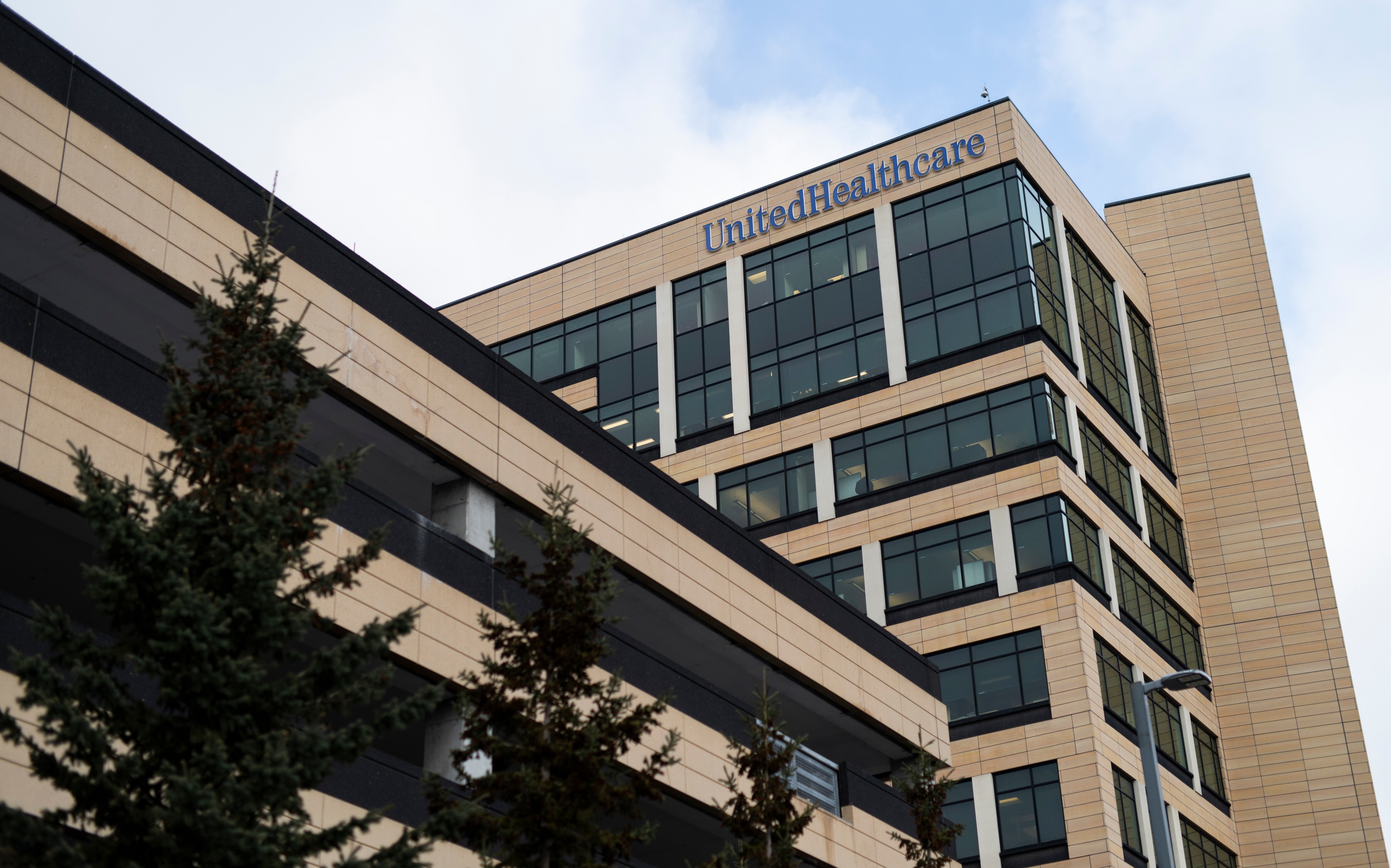 A general view outside the United Healthcare corporate headquarters on December 4, 2024 in Minnetonka, Minnesota.