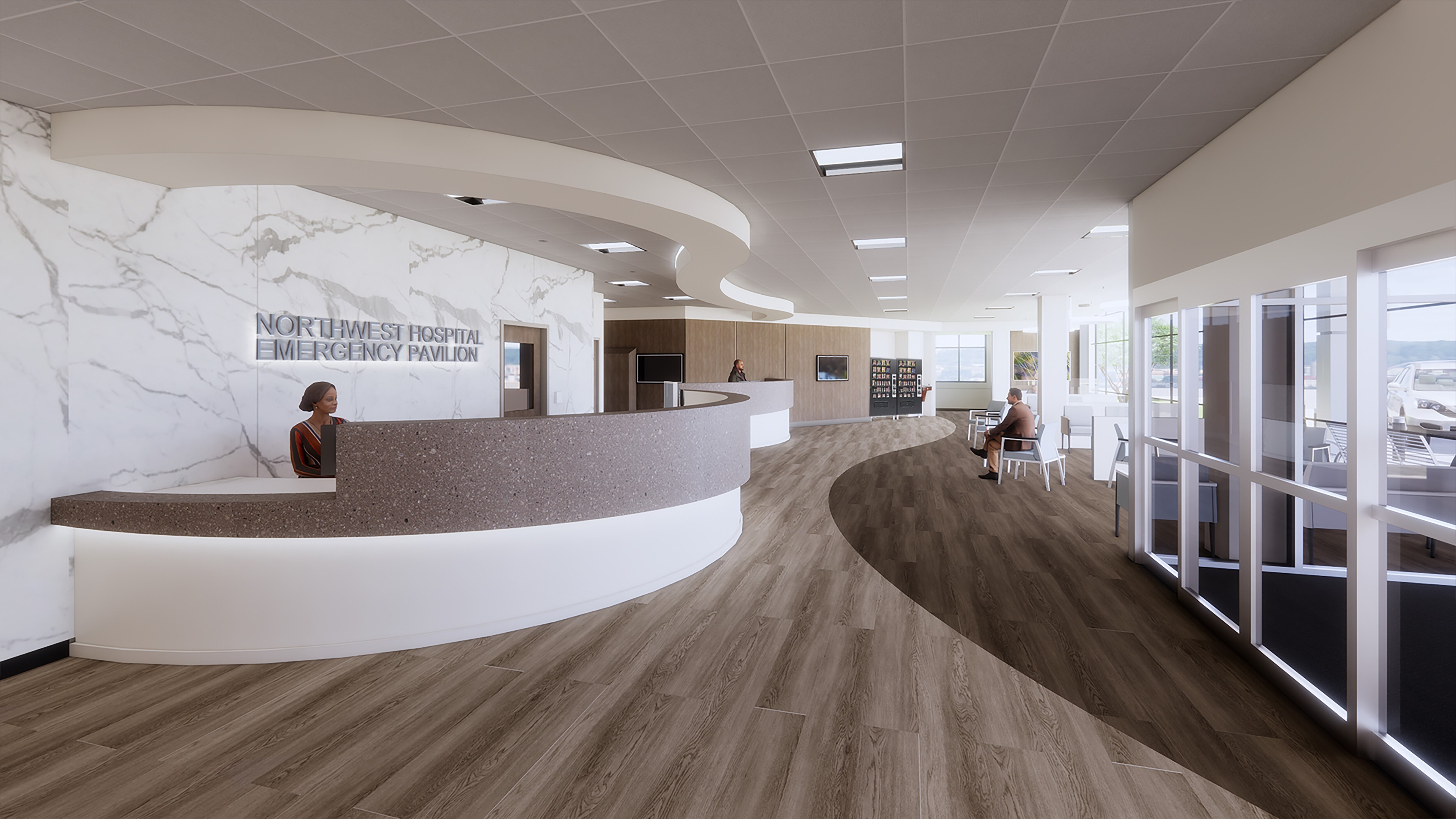 Northwest Hospital in Randallstown is adding more space to its emergency department as part of a broader effort to reduce wait times and improve patient experiences.