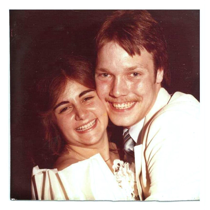 Matthew and Kathy Schmale on their wedding day, June 12, 1983.
