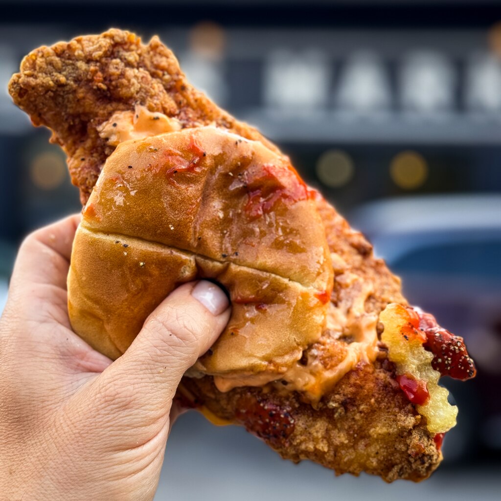 Oh Honey! On the Bay's Funky Fish Sandwich.