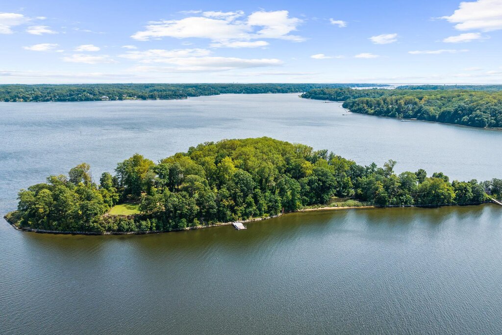 The nearly 7-acre property at St. Helena Island comes with a 7,100-square foot mansion, guest cottage, water tower-turned-office, and pier for access.