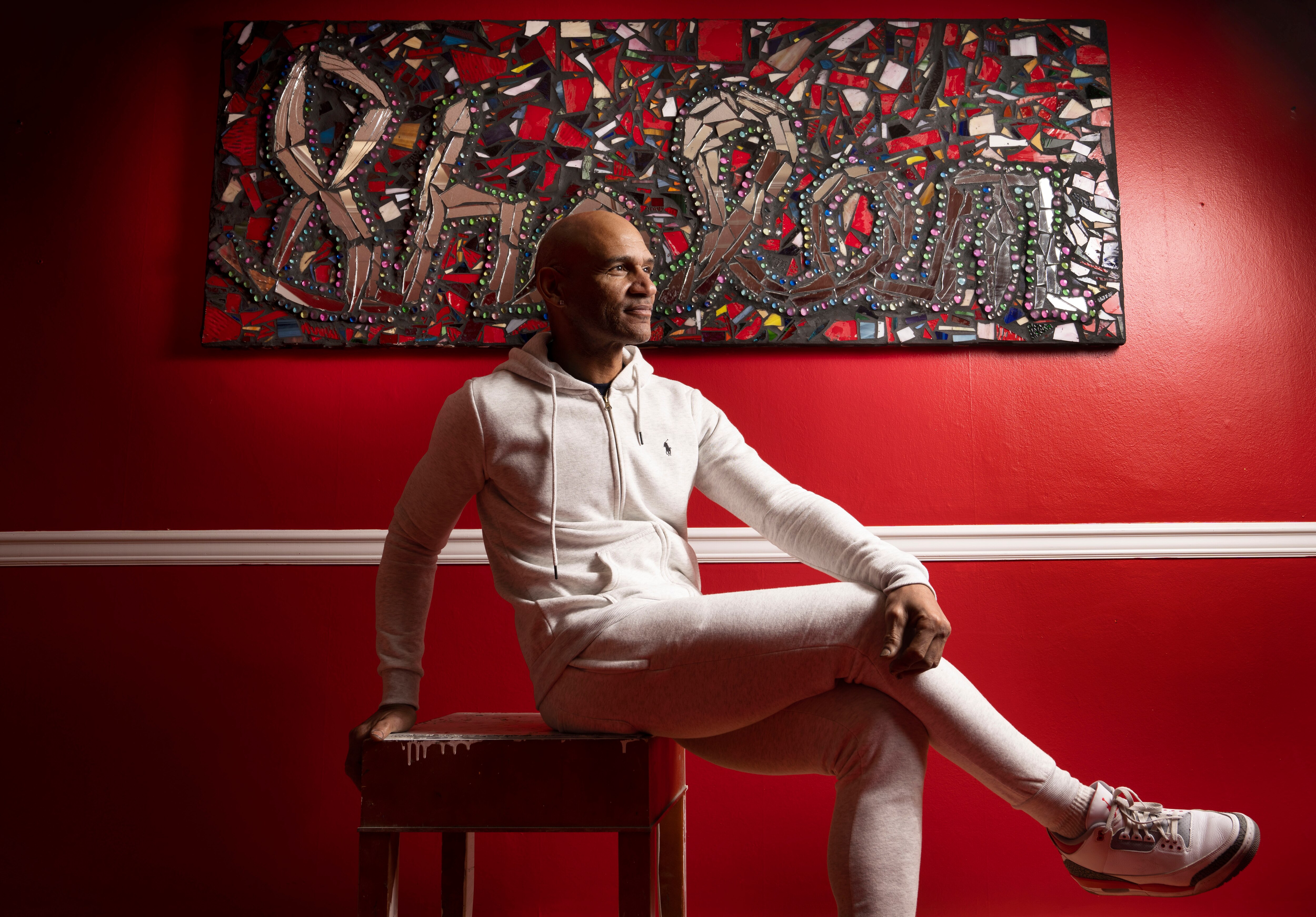 Loring Cornish poses for portrait inside of his gallery, in Baltimore, Wednesday, February 1, 2023.