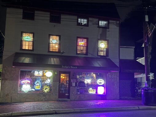 A house in Ellicott City is home to the Judge's Bench and an upstairs cocktail bar.