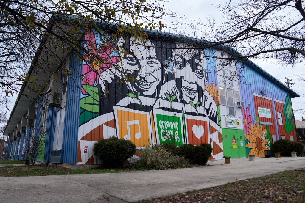 The exterior of Creative City Public Charter School on Shirley Ave. in Northwest Baltimore, Md. on Wednesday, December 4, 2024.